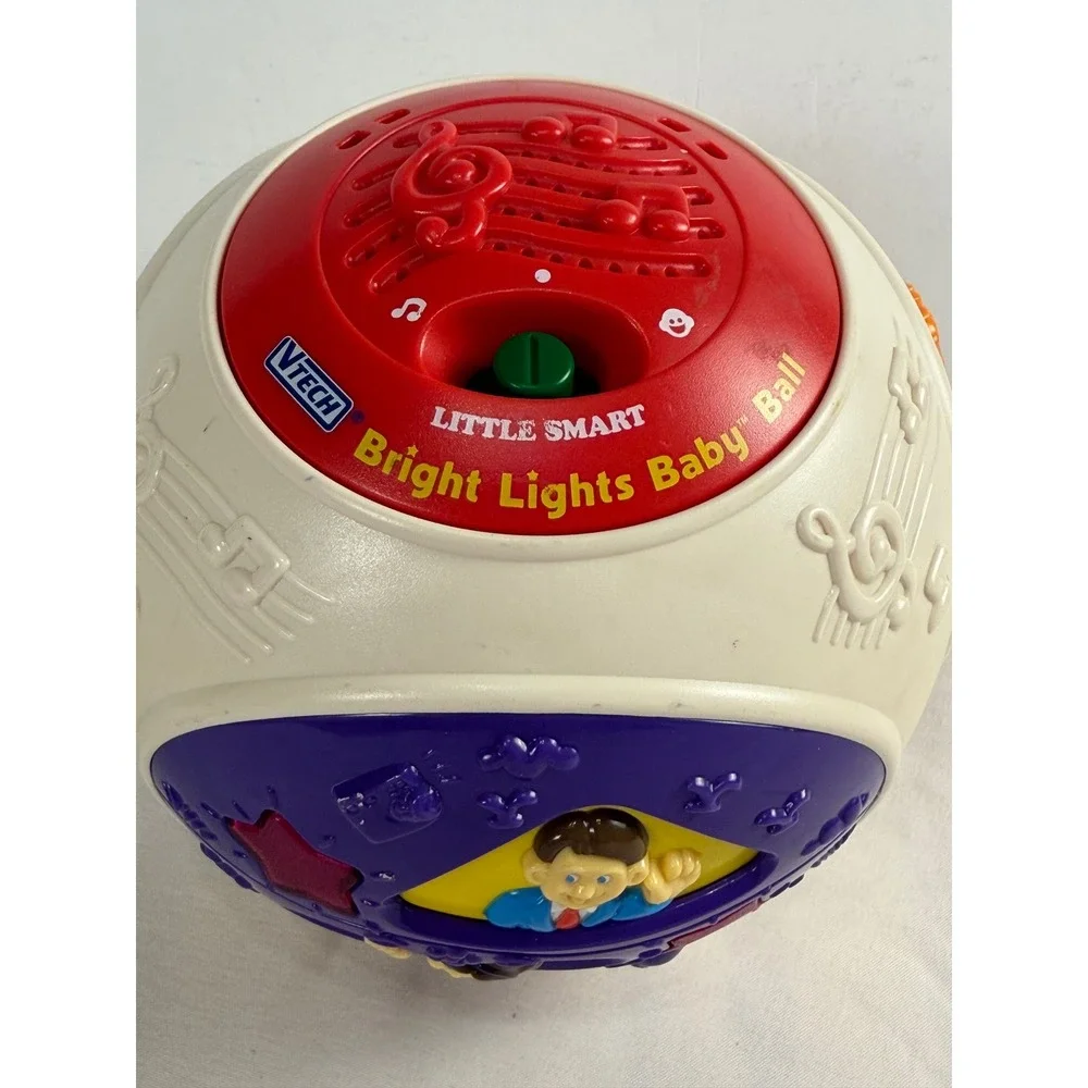 VTech Little Smart Bright Lights Baby Ball Musical Interactive Toy Multicolor
